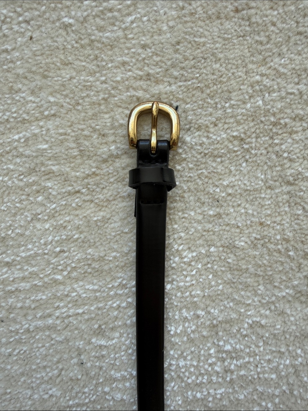 J. Crew skinny Italian leather Belt